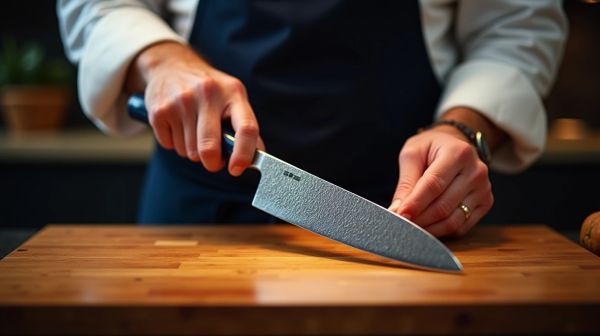 Maîtriser les raisons d'opter pour un couteau japonais damas