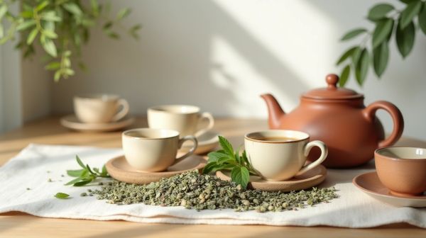 Quelles tisanes favorisent la réduction de la rétention d'eau
